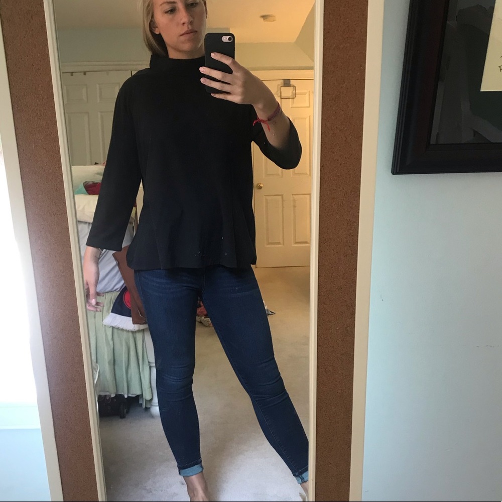 Mock neck top